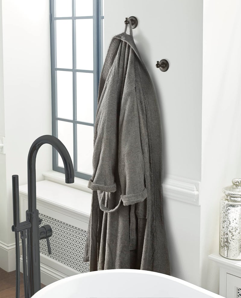 Amerock Wall Mounted Matte Black Robe Hook, Towel Holder, Single Prong Hook, Towel Hook, Bathroom Accessories, Bath Hardware, Kitchen Towel Holder - Image 2